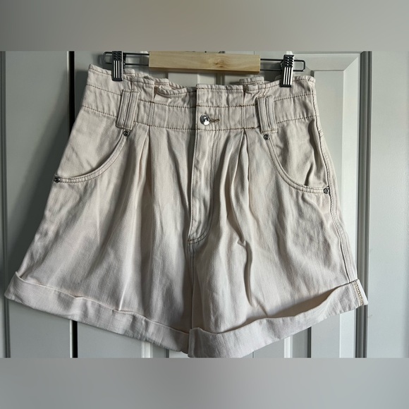 We The Free Pants - We The Free Small high waisted Paperbag denim shorts